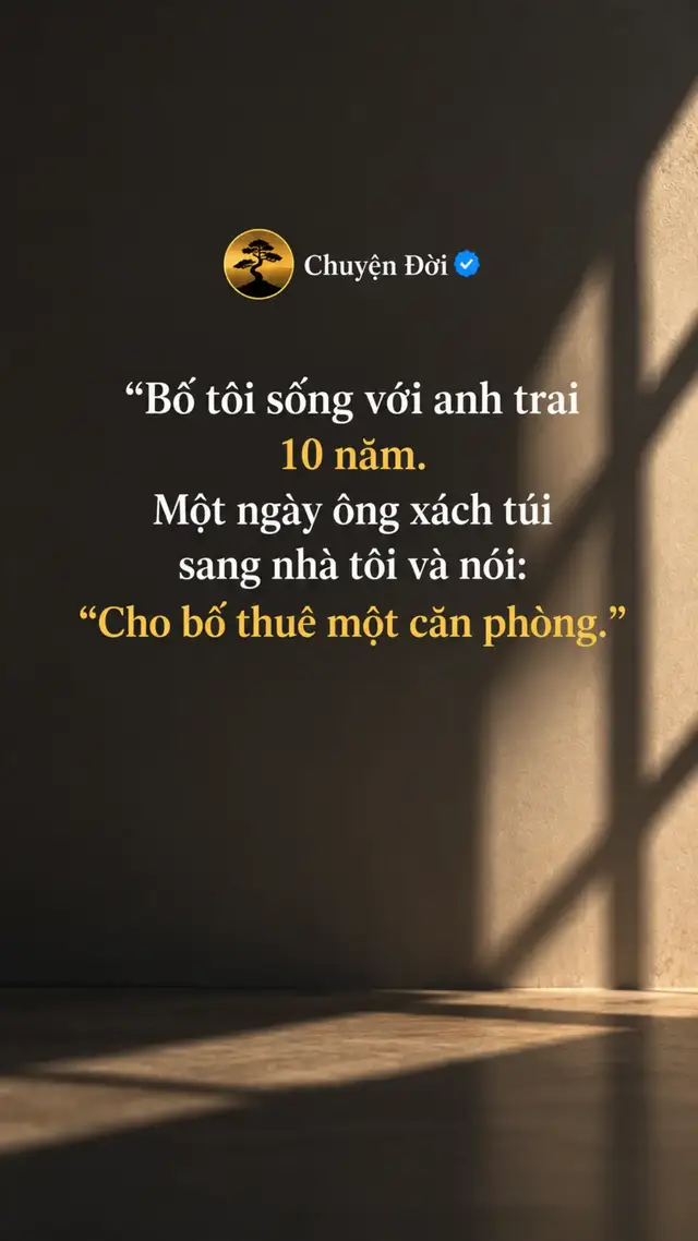 Ảnh minh họa Chiều hôm ấy, tôi vừa đi làm về thì thấy bố đứng trước cửa.