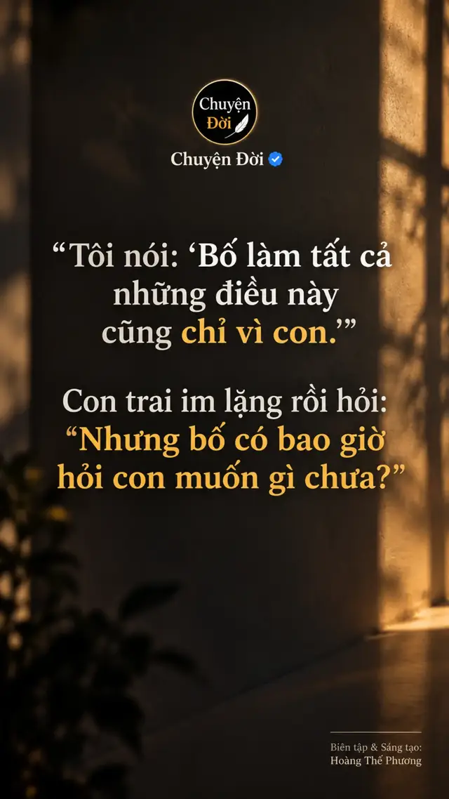 Ảnh minh họa Tôi từng nghĩ mình hiểu con trai. Tôi biết điểm số của nó, biết trường nào tốt, ngành nào sau này dễ xin việc. Ít nhất tôi đã nghĩ vậy. Năm con học lớp 12, hai bố con bắt đầu nói nhiều về chuyện chọn