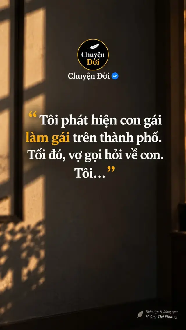 Ảnh minh họa Tối hôm ấy, tôi vẫn gọi về cho vợ và nói “Con mình sống tốt lắm.” Tôi nói dối. Chiều đó tôi lên thành phố có việc. Con gái tôi 27 tuổi, đã lâu không còn ở địa chỉ cũ. Nó luôn bảo công việc bận, khi