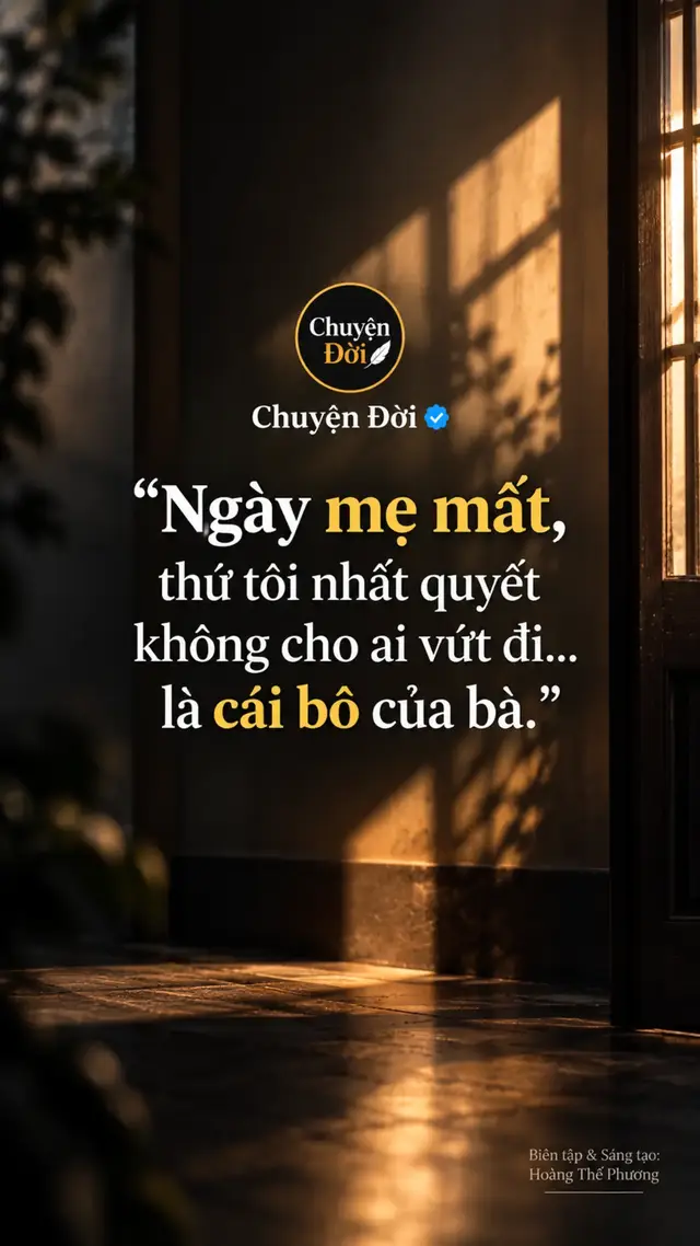 Ảnh minh họa Ngày mẹ mất, thứ tôi nhất quyết không cho ai vứt đi… là cái bô của bà.