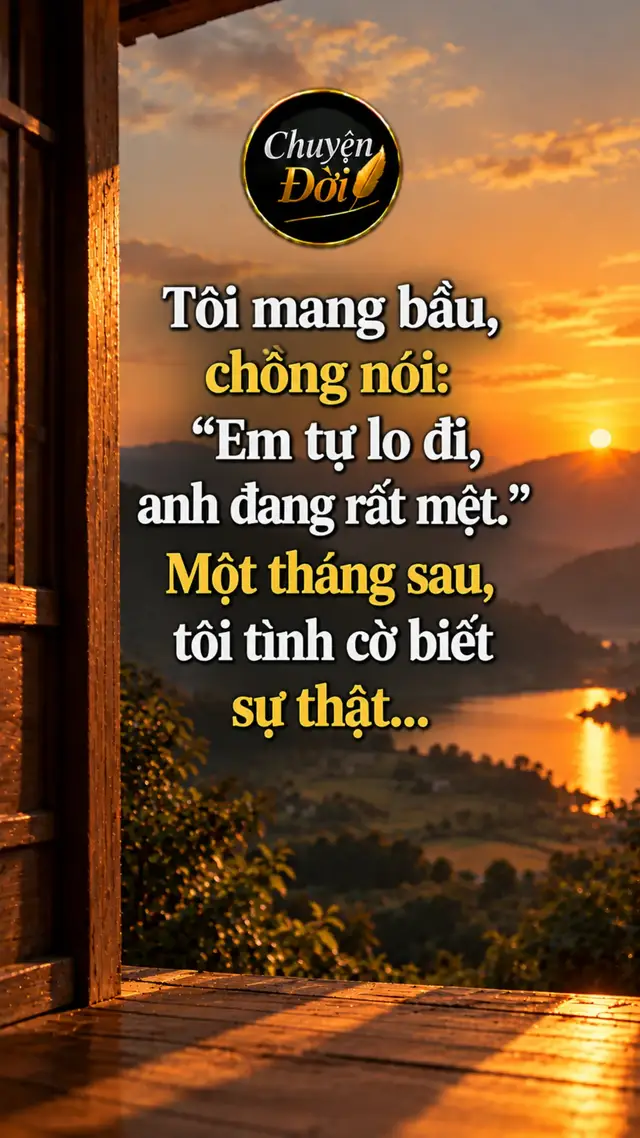 Ảnh minh họa “Tôi mang bầu, chồng nói ‘Em tự lo đi, anh đang rất mệt.’ Một tháng sau, tôi tình cờ biết sự thật…” Ngày tôi báo tin có thai, chồng ôm tôi rất lâu. Anh đặt tay lên bụng rồi cười “Sau này con giống em
